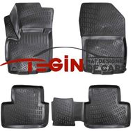 Tegin Mitsubishi Outlander Sport 3D 2017 Siyah Havuzlu Paspas