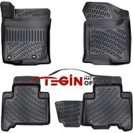 Tegin Toyota Land Cruiser Prado J150 3D 2016 Siyah Havuzlu Paspas