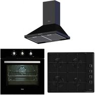 Teka Chef 3 HE 715 BK - HLX 640 KBC0E BK - DBT 60 BK 3'lü Ankastre Set