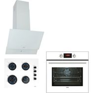 Teka Chef 6 Premium ATV 60 - GBE 64002 KBC WH - HAK627 WH Beyaz 3'lü Ankastre Set