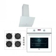 Teka Chef 6 TVT 60 - PAC 60 - HAK 627 B 3'lü Beyaz Ankastre Set