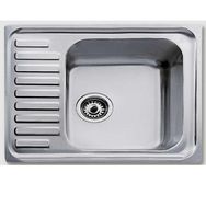 Teka Classic 1B Gri Paslanmaz Çelik Sol Eviye