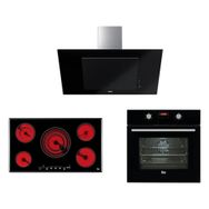 Teka DVT 98660 - TR 951 - HAK 627 BK 3'lü Siyah Ankastre Set