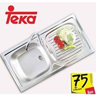 Teka Ebm 45 Sol Paslanmaz Çelik Mutfak Eviyesi