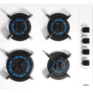 Teka GBC 64002 KBC WH Beyaz Cam Ankastre Ocak
