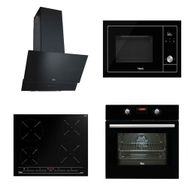 Teka HAK 625 BK - IBC 64010 BK MS - ATV 60 - ML 8200 BIS Siyah 3'lü Ankastre Set