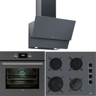 Teka HAK 625 ST - GBE 64002 KBC ST - ATV 60 PRO ST Gri 3'lü Ankastre Set