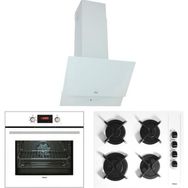 Teka HAK 627 WH - GBC 64002 KBC WH - TVT 60 1 Beyaz 3'lü Ankastre Set