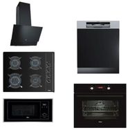 Teka HAK 629 BK - GBC 64002 KBC BK - TVT 60 1 - DSI 46750 Siyah 3'lü Ankastre Set