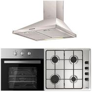 Teka HE 715 - HLX 640 - DF 60 Inox 3'lü Ankastre Set