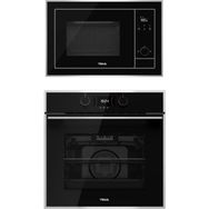 Teka HLB 840 SS - ML 820 BIS Siyah 2'li Ankastre Set