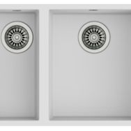 Teka Square 560 TG Tezgah Altı Beyaz Granit Evye