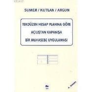 TEKDÜZEN HESAP PLANINA GÖRE AÇILIŞTAN KAPANIŞA BIR MUHASEBE UYGULAMASI - HALUK SÜMER;SERHAT KUTLAN;DOĞAN ARGUN