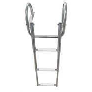 TEKNE MERDİVENİ KATLANABİLİR TELESKOPİK MERDİVEN 3 KROM TUTAMAKLI 92CM