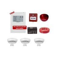 Teknim Kablo Dahil 3'lü Yangın Alarm Sistemi Seti