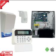 Teknim Pars TSP-5324LCDA GSM/GPRS Alarm Seti 1xTSP5324 4+4 Zon Panel 1xTSK-5710 LCD Keypad, 1xTSS-5790B Siren 1xATP-545 Pır 1xATP105 Ayak 1x12V Akü