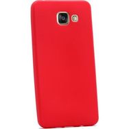 Tekno Grup Samsung Galaxy A3 2017 Mat Premium Kırmızı Silikon Kılıf