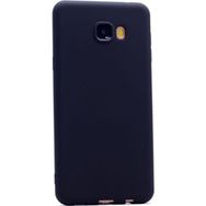 Tekno Grup Samsung Galaxy C7 Pro Mat Premium Siyah Silikon Kılıf
