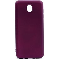 Tekno Grup Samsung Galaxy J7 Pro Mat Premium Bordo Silikon Kılıf