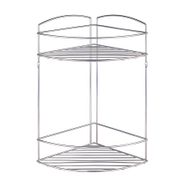 Tekno-Tel JM002 2 Katlı Banyo Köşe Rafı
