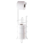 Tekno-Tel MG093 Beyaz Yedekli Ayaklı Wc Kağıtlık