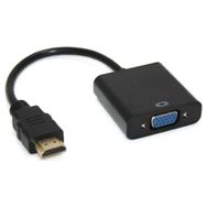 Teknogreen HDMI To VGA + 3.5 Stereo Kablo 4K Destekli Dönüştürücü TKD-333