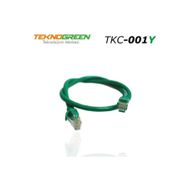 Teknogreen TKC-001Y 1 mt Yeşil Cat6 Kablo