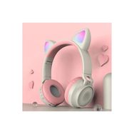 Teknoloji Gelsin CAT9 Mikrofonlu Kulak Üstü Kedili Led Işıklı Kablosuz Bluetooth Kulaklık