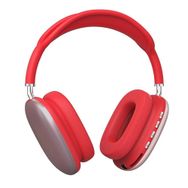 Teknomarine P9 Air Max Kablosuz 5.0 Mikrofonlu Bluetooth Kulaklık kırmızı