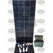 Teknovasyon Arge 170 Watt TV Aydınlatma Güneş Paneli Solar Paket