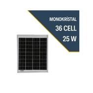 Teknovasyon Arge 25 Watt 25 W 12V Monokristal Güneş Paneli