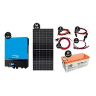 Teknovasyon Arge Güneş Enerjisi Solar Paketi 7.2 KVA İnverter 450 Watt Güneş Paneli 200 Amper Jel Akü