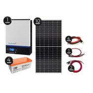 Teknovasyon Arge Güneş Enerjisi Solar Paketi Vmııı 5 KVA Mppt İnverter 455 Watt Güneş Paneli 200 Amper Jel Akü