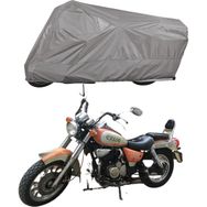 Teksin Çelik Motor Crown 150 A+ Kalite Gri Motosiklet Brandası