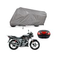 Teksin Haojue HJ 150-9 Arka Çanta Uyumlu A+ Kalite Gri Motosiklet Brandası