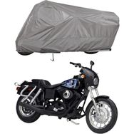 Teksin Harley-Davidson Dyna Serisi Arka Çanta Uyumlu A+ Kalite Gri Motosiklet Brandası