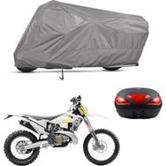 Teksin Husqvarna TE 250 4 Mevsim Çantalı Su Geçirmez Motosiklet Brandası