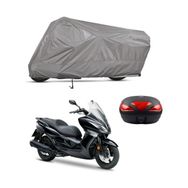 Teksin Kawasaki J 300 Arka Çanta Uyumlu A+ Kalite Gri Motosiklet Brandası