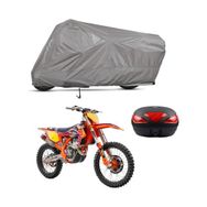 Teksin KTM 250 SXF Arka Çanta Uyumlu Motosiklet Brandası