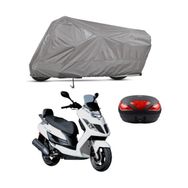 Teksin Kymco Dink 200 I Arka Çanta Uyumlu Motosiklet Brandası