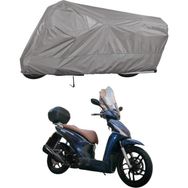 Teksin Kymco People 125 Arka Çanta Uyumlu A+ Kalite Gri Motosiklet Brandası