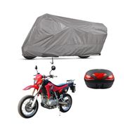 Teksin Lifan LF250GY-7 Arka Çanta Uyumlu A+ Kalite Gri Motosiklet Brandası