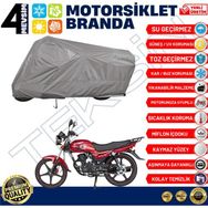 Teksin Mondial 100 MG Sport A+ Kalite Gri Motosiklet Brandası
