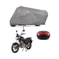 Teksin Mondial 150 MR Vulture A+ Kalite Gri Arka Çanta Uyumlu Motosiklet Brandası
