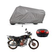 Teksin Motoran Scorpion 100 Arka Çanta Uyumlu A+ Kalite Gri Motosiklet Brandası