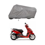 Teksin Piaggoi Fly 100 Arka Çanta Uyumlu A+ Kalite Gri Motosiklet Brandası