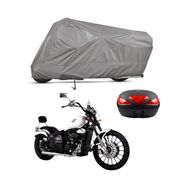 Teksin Regal Raptor DD 250E-10 Arka Çanta Uyumlu A+ Kalite Gri Motosiklet Brandası