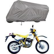 Teksin Suzuki DR350 Arka Çanta Uyumlu A+ Kalite Gri Motosiklet Brandası