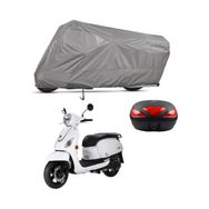 Teksin Sym Fiddle 3 200 I Arka Çanta Uyumlu A+ Kalite Gri Motosiklet Brandası