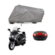 Teksin Sym GTS 250İ Evo Arka Çanta Uyumlu A+ Kalite Gri Motosiklet Brandası
